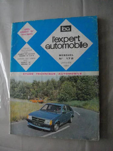 L'EXPERT AUTOMOBILE OPEL KADETT  " D "  (l'ea - rta)