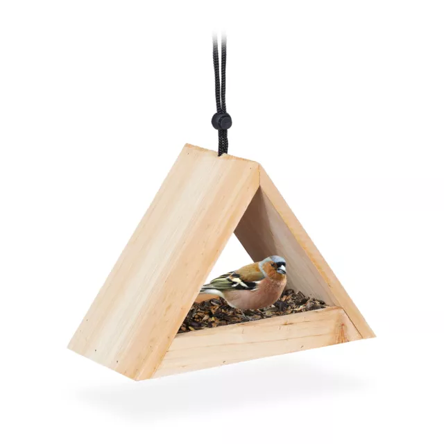 Vogelhaus zum Aufhängen Vogelfutterhaus Holz Futterhaus Futterstation Wildvögel