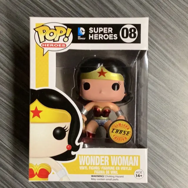 Funko POP! Heroes: DC Comics Super Heroes - Wonder Woman [2ND Edition](CHASE)(Da