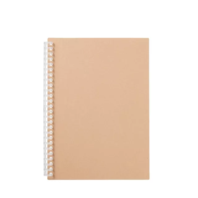 MUJI Refill notebook Body Kraft cover B5 26 holes Beige