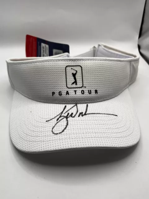 🔥⛳️ Tiger Woods Singed PGA Tour Golf Visor W/coa Perfect… Very rare