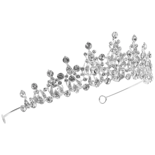 -Corona, corona strass, fascia da donna, fascia scintillante matrimonio-sposa-fronte