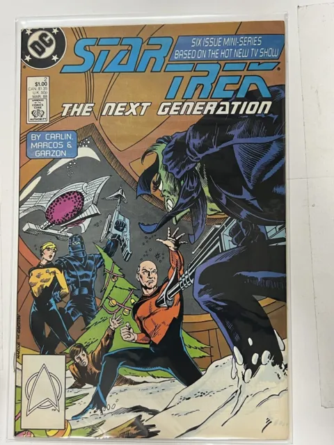*** Star Trek: The Next Generation #2 *** Copper Age DC Comics 1988 I Combine Sh