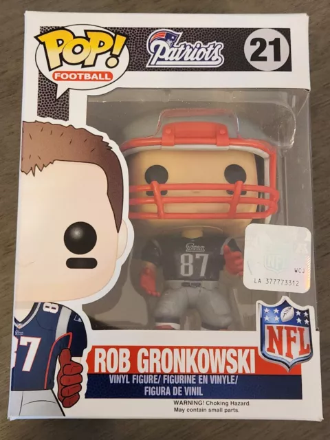 Funko POP! NFL Rob Gronkowski #21 Helmet Blue Jersey New England Patriots New