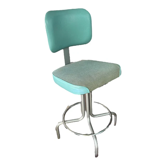 UNITED CHAIR Mid Century Orig. Fully Adjust. Swivel Shop / Office Drafting Chair
