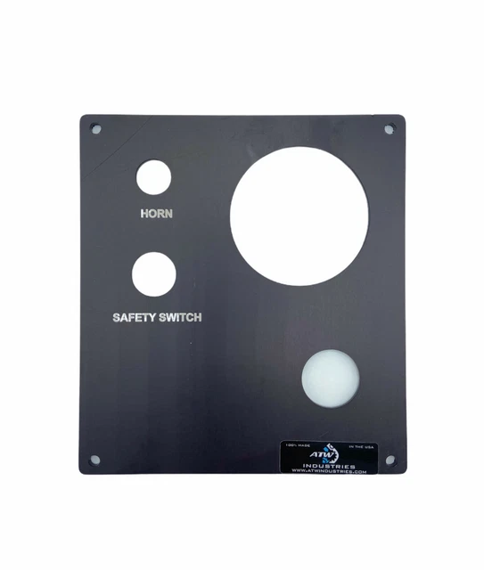 ATW Industries Mastercraft Prostar/Tristar/Mari Star Dash Panel – Switch Panel, Engraved Text, Made In USA