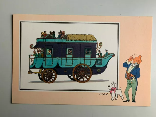 Ancienne Image Voir Et Savoir 1955 / Tintin Automobile Serie 4 N°17