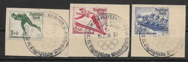 Deutsches Reich 600-603 Sonderstempel