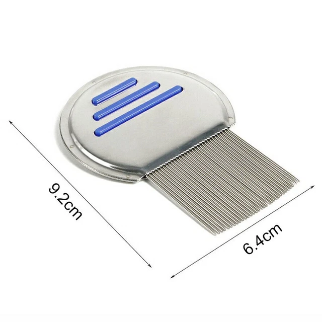 Lice Nit Comb Get Down To Nitty Gritty Metal Head And Teeth Metal Pins Nit Free