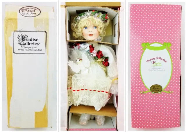 Paradise Galleries Treasury Collection Angel of Love 14" Porcelain Doll NRFB