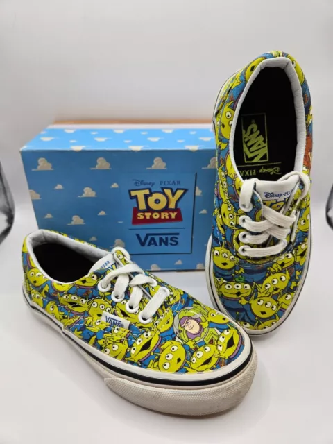 Disney Pixar Toy Story Vans Lace Up Kids Shoes Size 11.5 Glow in the Dark in Box