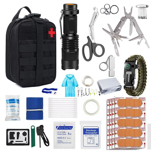 TACTICAL TRAUMA FIRST Aid Kit Home Emergency Medical Supplies RV Kit