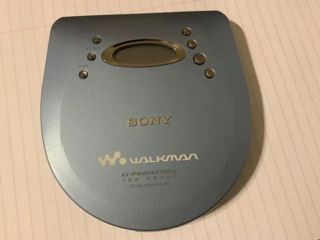 Sony Walkman Portable CD Player D-EJ725 Discman G-Protection CD Walk Man Working