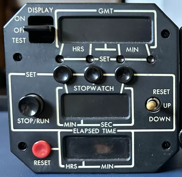 Precision Airborne Digital Aircraft Clock