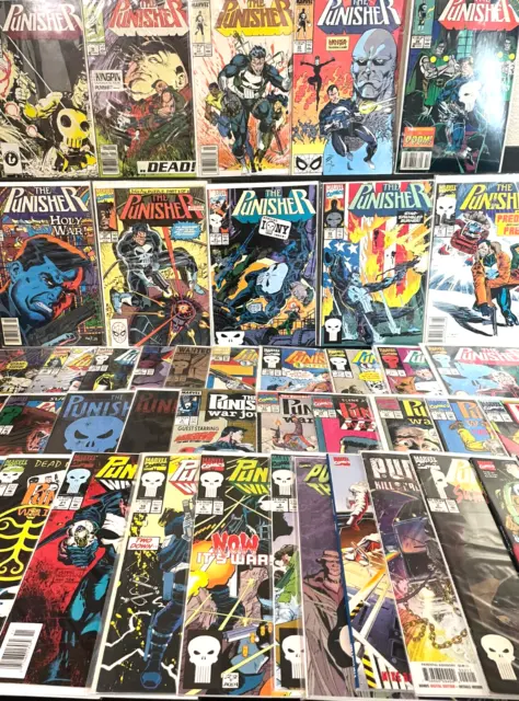 HUGE Lot of Punisher Comic Books + TPBs No Duplicates - Bagged + Boarded Marvel