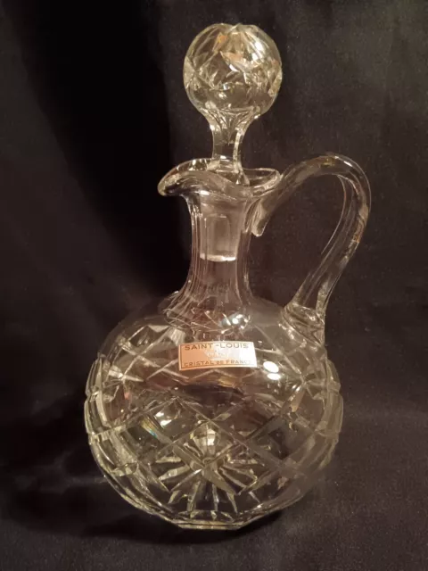 CRISTAL SAINT LOUIS MODELE ADOUR carafe aiguiére EN CRISTAL TAILLE