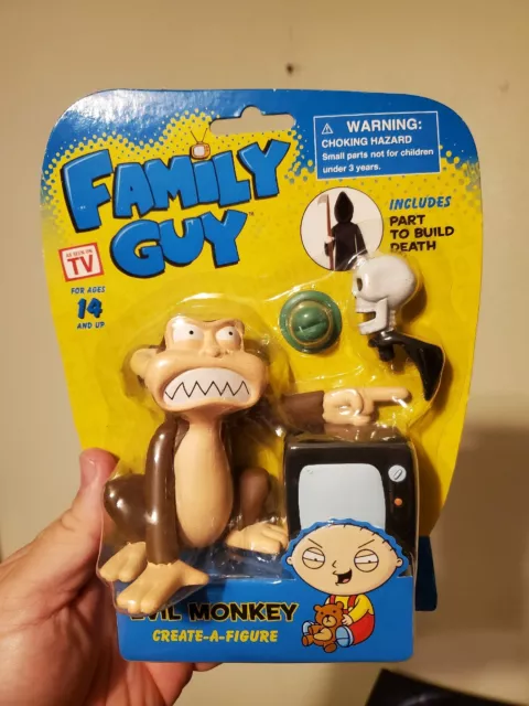 Family Guy Evil Monkey Action FIgure Death BAF Series Walgreens As Seen on TV Family Guy Evil Monkey Action FIgure Death BAF Series Walgreens As Seen on TV