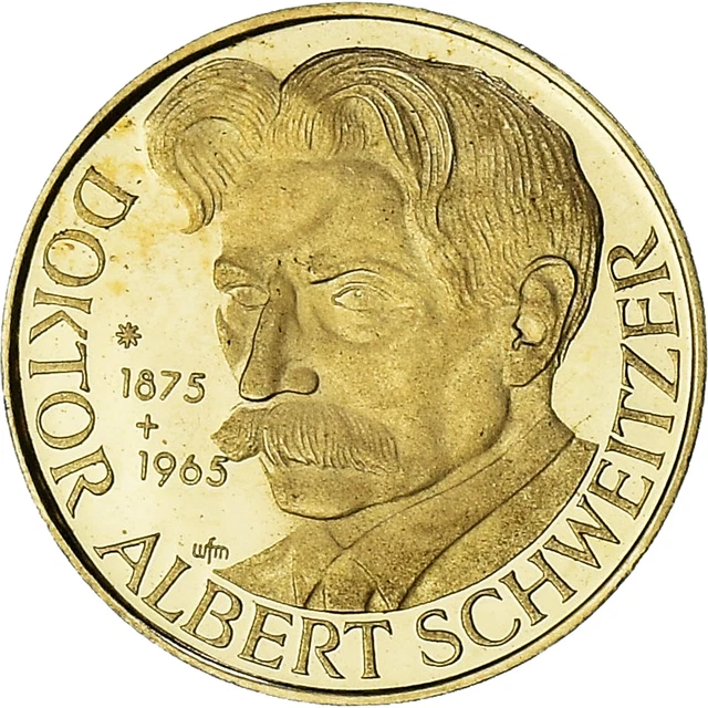 [#1179075] Germany, Medal, Albert Schweitzer - Urwaldkrankenhaus Lambarene, Proo