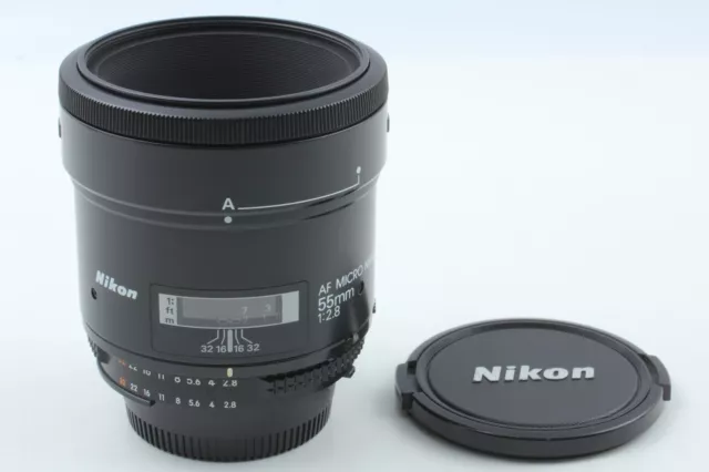 [Near Mint] Nikon AF MICRO NIKKOR 55mm F/2.8 MACRO Lens from Japan #3323
