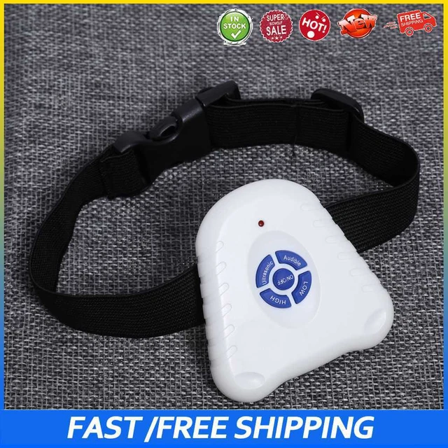 #b Cuello ultrasónico anti ladridos control elástico ajustable entrenamiento de perros