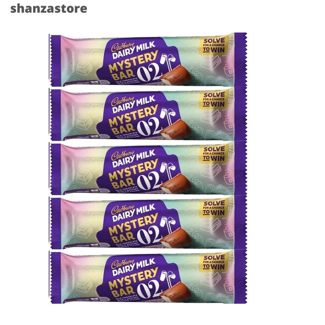 CADBURY DAIRY MILK Mystery Chocolate Bar 02 43g Pack Of 5 UK Free