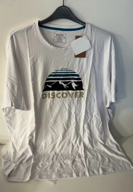 Mountain Warehouse Men's T Shirt, Multicoloured, Size 4XL, New