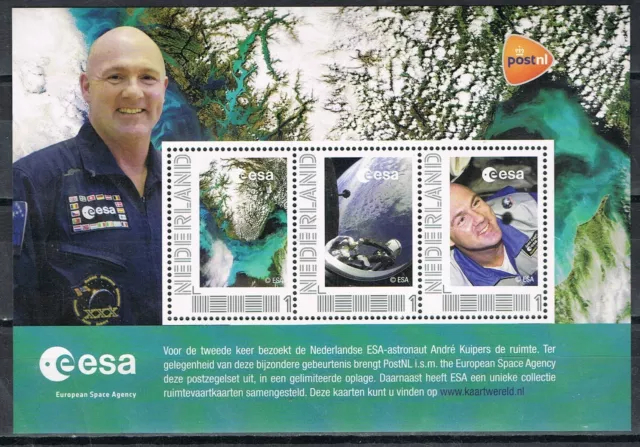 Nederland 2751-D-27 Postset ESA, ruimtevaart André Kuipers, in envelop
