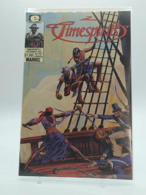 Timespirits #7 1985 Epic Comics Marvel VG