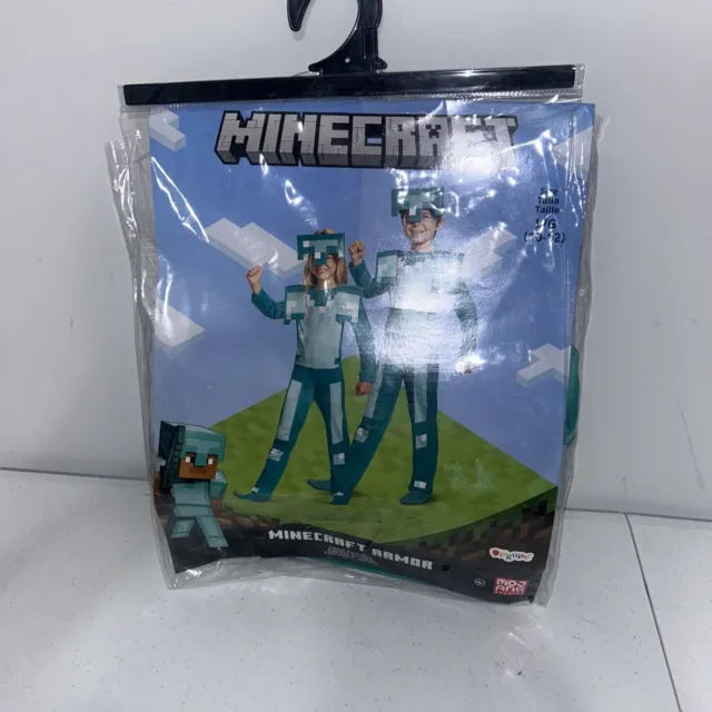 Minecraft Kids Armor Classic Costume-L/G 10-12