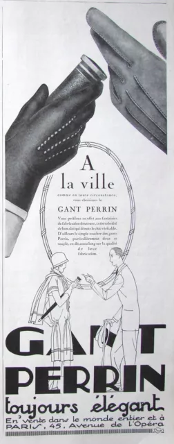1924 Press Release Le Gant Perrin A La Ville Always Elegant