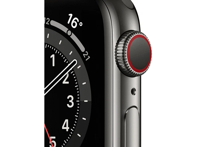 B2 APPLE Watch Series 6 (GPS + Cellular) 40mm Smartwatch Edelstahl 4