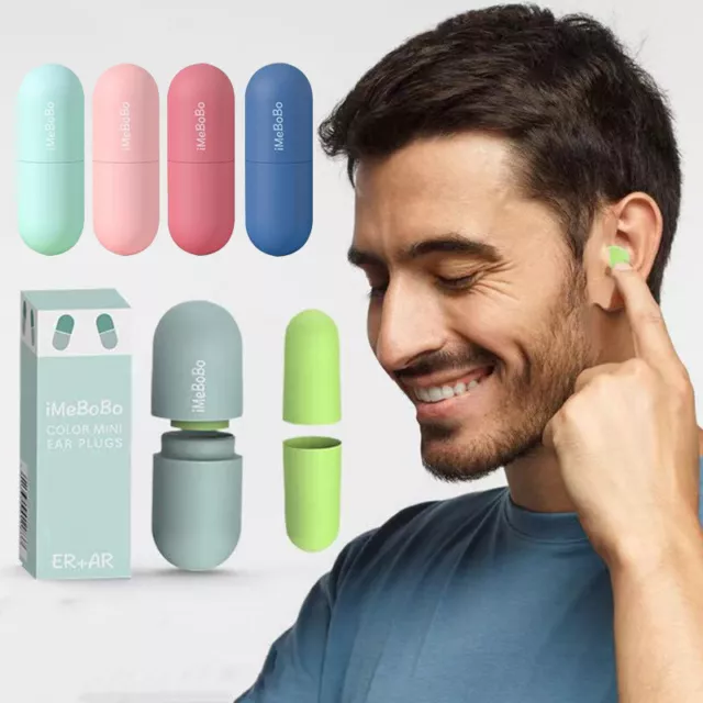 Capsula Orecchio Spine Sonno Profondo Sleeps Schiuma Per Dormire Riusabile US C