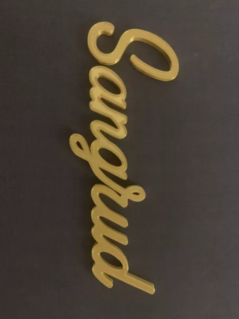 Customisable Guitar Amplifier Badge, Emblem, Logo, Sign Text For Marshall