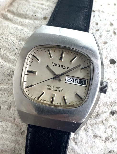 VETTA DRY Day-Date Automatic Watch Montre Uhr Orologio Cal