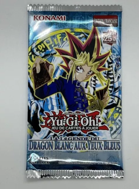 Yu-Gi-Oh!  Booster FR : La Légende du Dragon Blanc aux Yeux Bleus 25ans