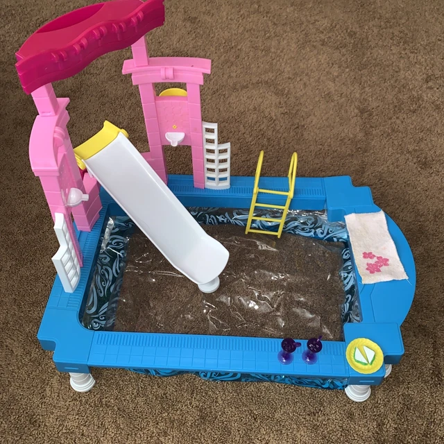 BARBIE FABULOUS FOUNTAIN Pool Playset Mattel Vintage 32.99 PicClick