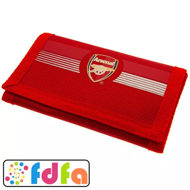 Officially Licensed Arsenal FC Ultra Nylon Wallet Football Club Crest Gunners