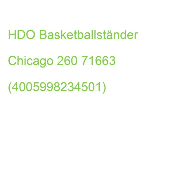 Basketballständer Chicago (orange/weiß) 71663 (4005998234501)