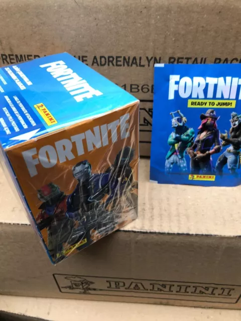 Panini Fortnite Ready To Jump Stickers Packets Full Box 50 Packs  Limited Offer