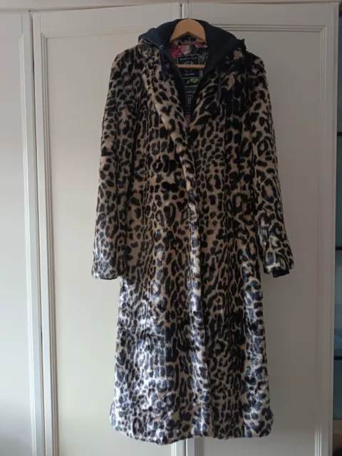 BLONDE No 8 Damen, HINKUCKER, Designer-Übergangsmantel, LEOPARD GR S**NEU**