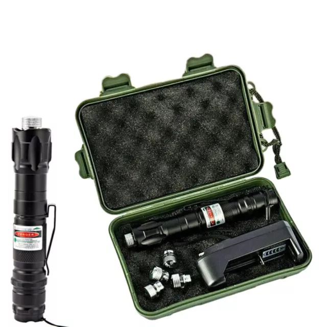 Ultra Puissant Pointeur laser Vert 1mw 532nm+clé de sécurité +