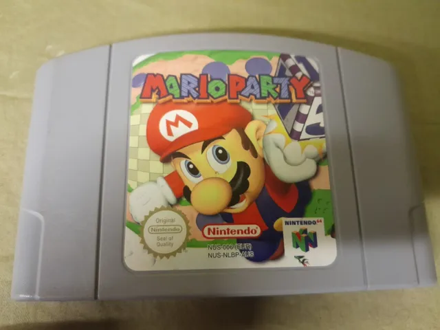 Mario Party, Nintendo 64, N64 game, Genuine cartridge, tested, PAL