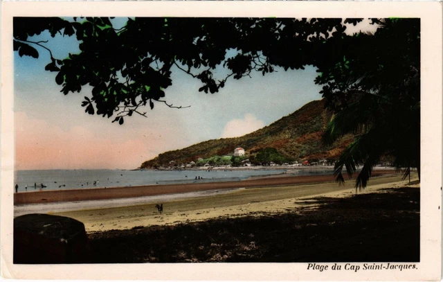 CPA AK VIETNAM - Plage du Cap Saint-Jacques (85018)