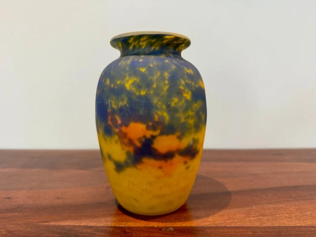 VASE PÂTE DE verre Muller et frères modèle7 EUR 325,00 - FR VASE PÂTE DE verre Muller et frères modèle7 EUR 325,00 - FR
