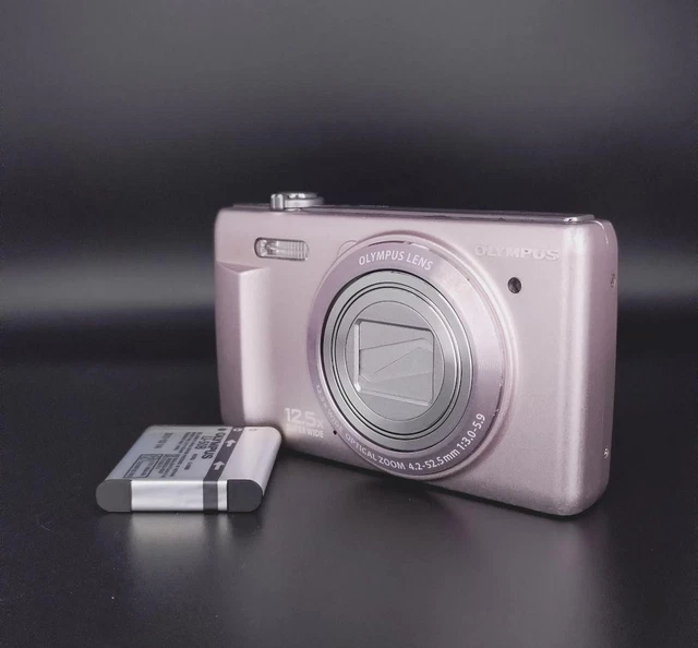 OLYMPUS VR-360 コンパクトデジタルカメラ 本体 ピンク OLYMPUS VR-360 PINK Compact Digital Camera Tested Working Seller