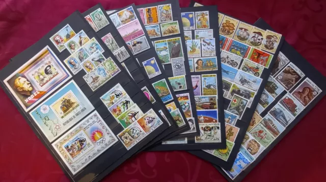 Upper Volta - Burkina Faso: 227 Stamps + 4 Minisheets (Haute Volta - Alto Volta)