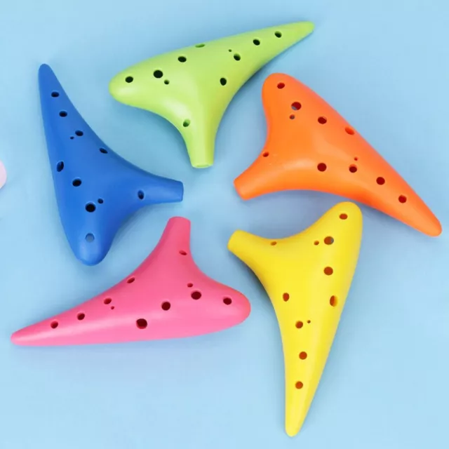 Ocarina 12 Hole 1 Pcs 170*152*90mm Alto C Beginner Flute Gift Multicolor