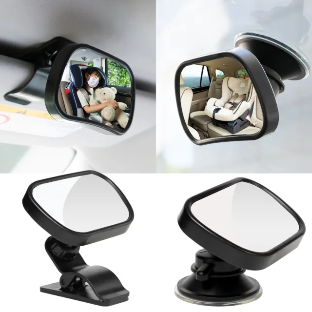 2in1 Suction Clip Forward Facing Child Car Seat Baby View Safety Mirror Ward AU