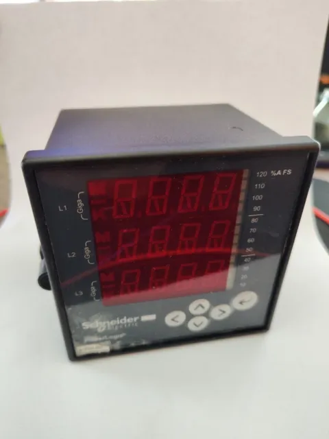 Power Logic DM6200 Digital Panel Meter, 44-277 V AC/DC, 50-60 Hz
