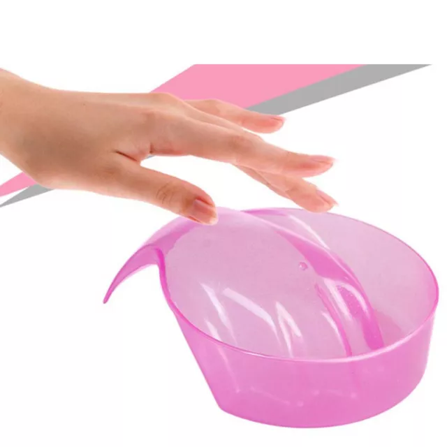 Nail Art Hand Wash Remover Soak Bowl DIY Salon Spa Bath Palm Rest Nail Suppl*_* 3